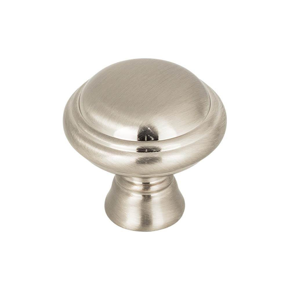 Top Knobs - Henderson Knob 1 1/4 Inch Brushed Satin Nickel - Brushed Satin Nickel