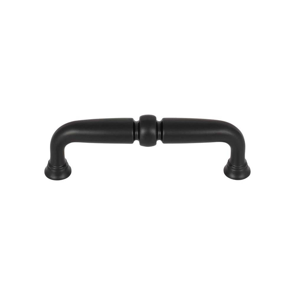 Top Knobs - Henderson Pull 3 3/4 Inch (c-c) Flat Black - Flat Black