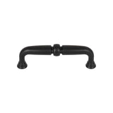 Top Knobs - Henderson Pull 3 3/4 Inch (c-c) Flat Black - Flat Black