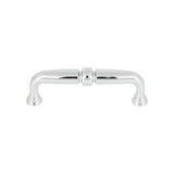 Top Knobs - Henderson Pull 3 3/4 Inch (c-c) Polished Chrome - Polished Chrome