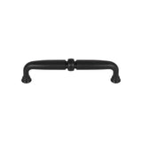 Top Knobs - Henderson Pull 5 1/16 Inch (c-c) Flat Black - Flat Black