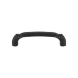 Top Knobs - Pomander Pull 3 3/4 Inch (c-c) Flat Black - Flat Black