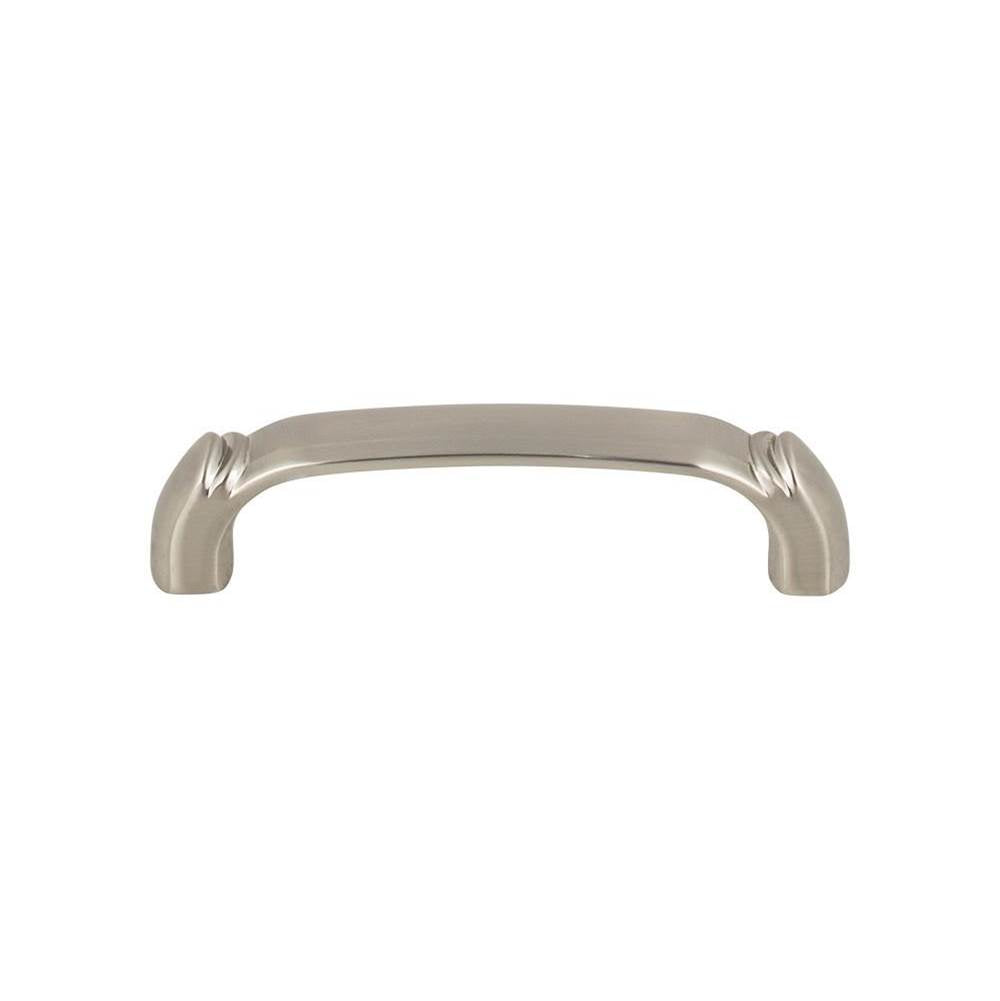 Top Knobs - Pomander Pull 3 3/4 Inch (c-c) Brushed Satin Nickel - Brushed Satin Nickel