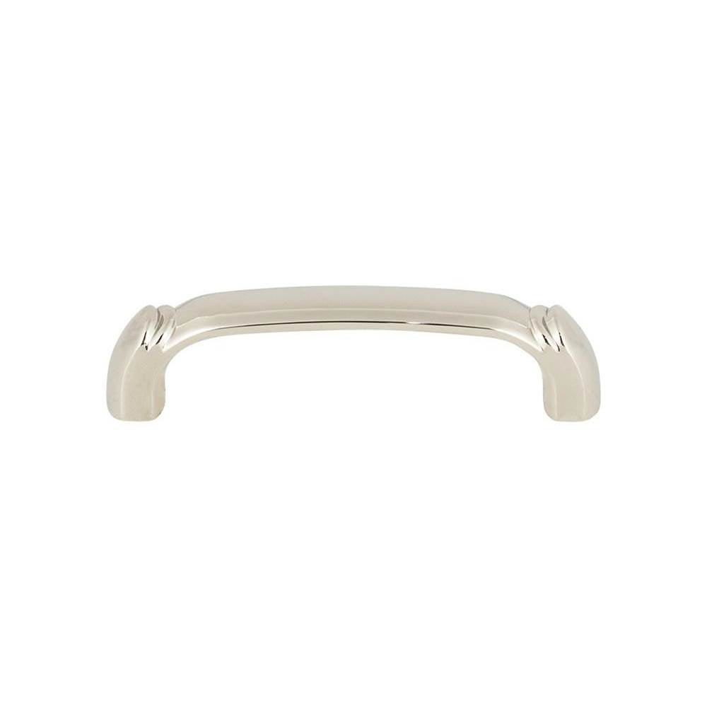 Top Knobs - Pomander Pull 3 3/4 Inch (c-c) Polished Nickel - Polished Nickel