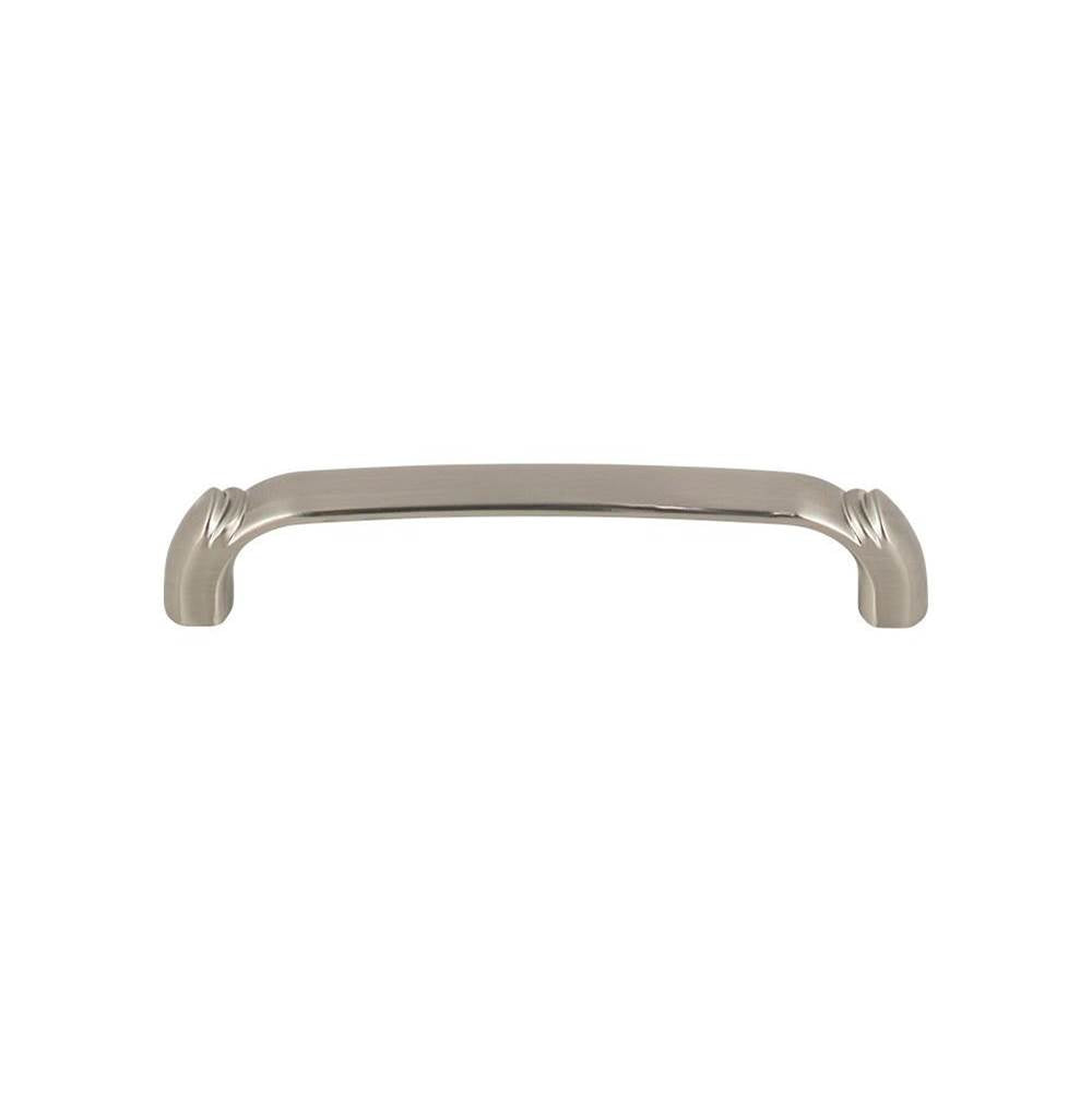 Top Knobs - Pomander Pull 5 1/16 Inch (c-c) Brushed Satin Nickel - Brushed Satin Nickel
