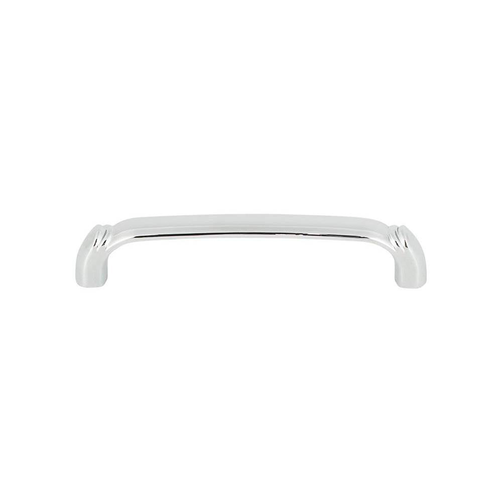 Top Knobs - Pomander Pull 5 1/16 Inch (c-c) Polished Chrome - Polished Chrome
