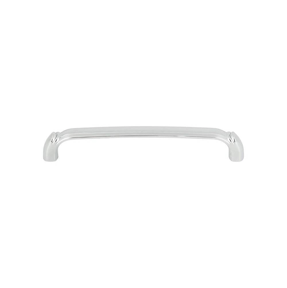 Top Knobs - Pomander Pull 6 5/16 Inch (c-c) Polished Chrome - Polished Chrome
