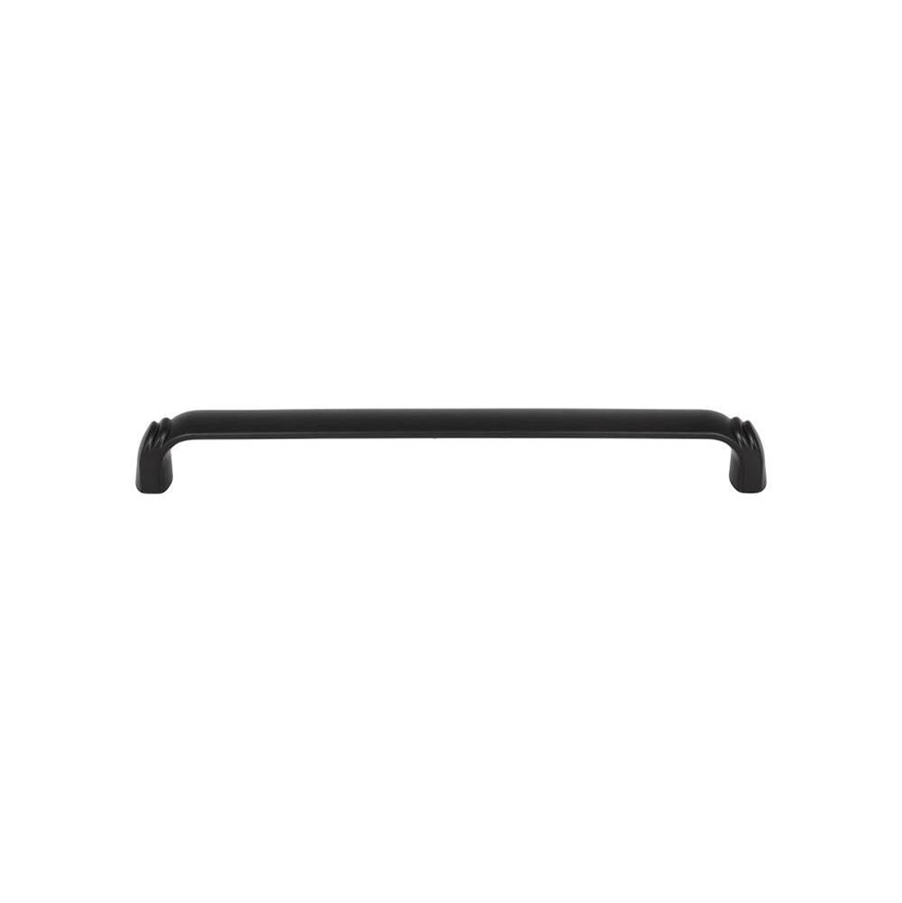 Top Knobs - Pomander Appliance Pull 12 Inch (c-c) Flat Black - Flat Black