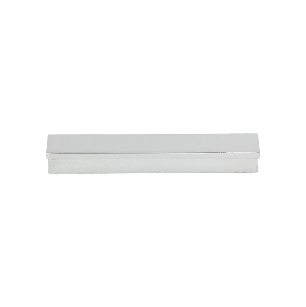 Top Knobs - Minetta Tab Pull 3 3/4 Inch (c-c) Polished Chrome - Polished Chrome
