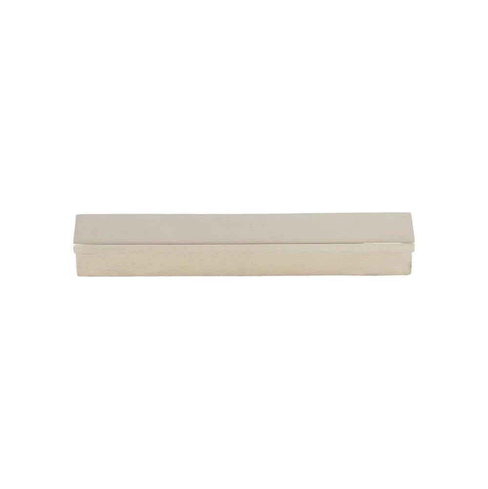 Top Knobs - Minetta Tab Pull 3 3/4 Inch (c-c) Polished Nickel - Polished Nickel