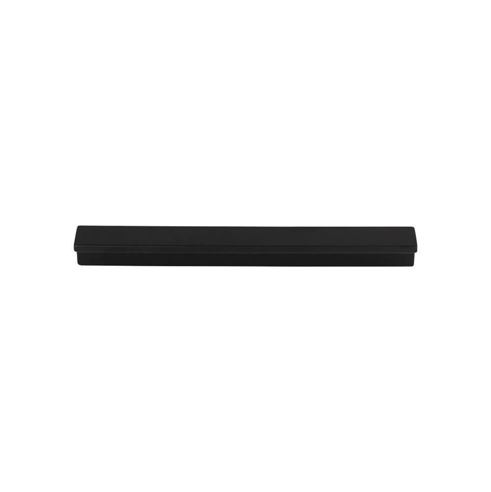 Top Knobs - Minetta Tab Pull 6 5/16 Inch (c-c) Flat Black - Flat Black