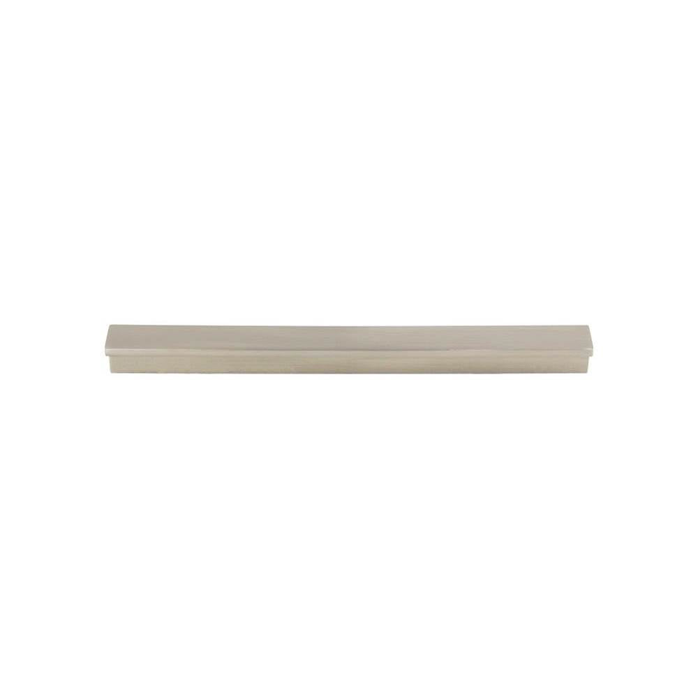 Top Knobs - Minetta Tab Pull 7 9/16 Inch (c-c) Brushed Satin Nickel - Brushed Satin Nickel