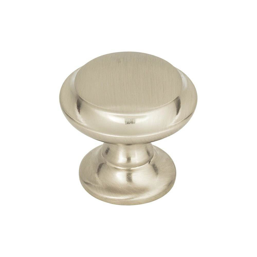 Top Knobs - Barrow Knob 1 1/4 Inch Brushed Satin Nickel - Brushed Satin Nickel
