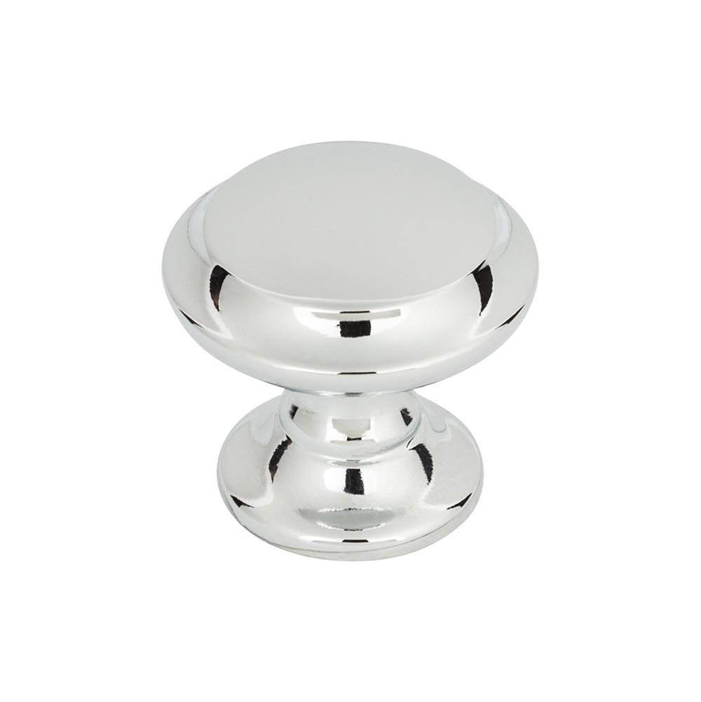 Top Knobs - Barrow Knob 1 1/4 Inch Polished Chrome - Polished Chrome