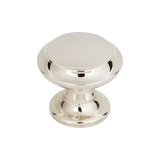 Top Knobs - Barrow Knob 1 1/4 Inch Polished Nickel - Polished Nickel