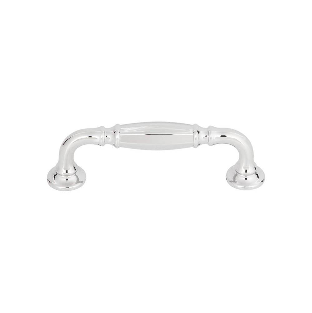 Top Knobs - Barrow Pull 3 3/4 Inch (c-c) Polished Chrome - Polished Chrome