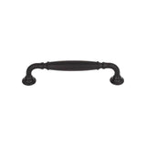 Top Knobs - Barrow Pull 5 1/16 Inch (c-c) Flat Black - Flat Black