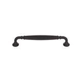 Top Knobs - Barrow Pull 6 5/16 Inch (c-c) Flat Black - Flat Black