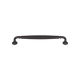 Top Knobs - Barrow Pull 7 9/16 Inch (c-c) Flat Black - Flat Black