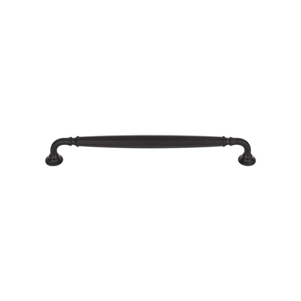 Top Knobs - Barrow Pull 8 13/16 Inch (c-c) Flat Black - Flat Black
