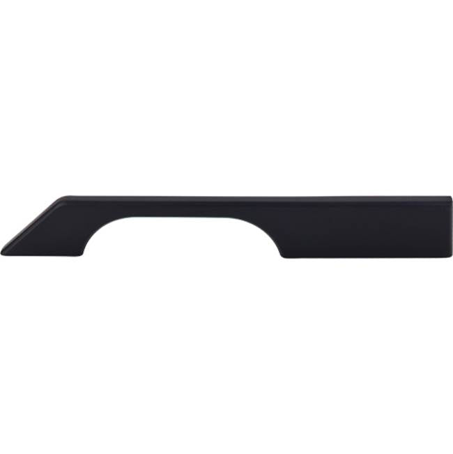 Top Knobs - Tapered Pull 7 Inch (c-c) Flat Black - Flat Black