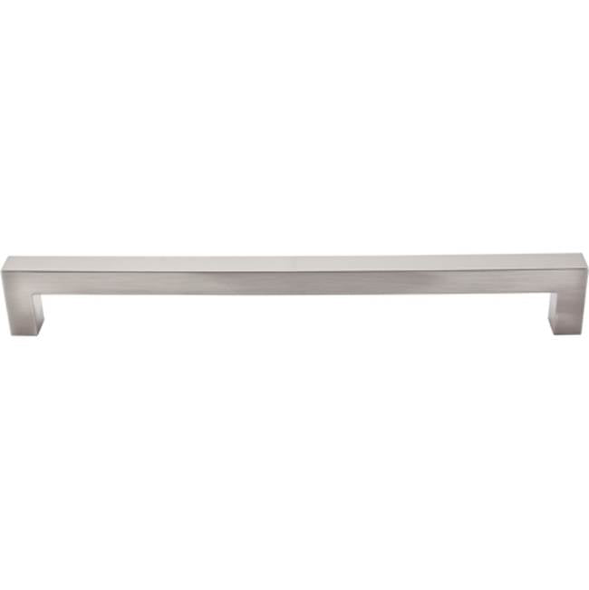 Top Knobs - Square Bar Appliance Pull 12 Inch (c-c) Brushed Satin Nickel - Brushed Satin Nickel