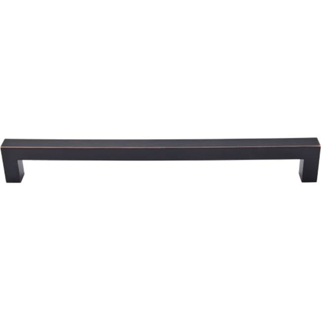 Top Knobs - Square Bar Appliance Pull 12 Inch (c-c) Tuscan Bronze - Tuscan Bronze