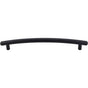 Top Knobs - Curved Appliance Pull 12 Inch (c-c) Flat Black - Flat Black
