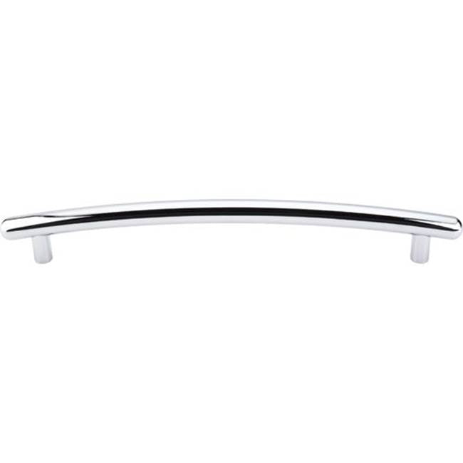 Top Knobs - Curved Appliance Pull 12 Inch (c-c) Polished Chrome - Polished Chrome