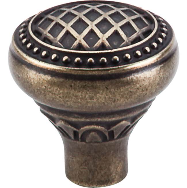 Top Knobs - Trevi Round Knob 1 5/16 Inch German Bronze - German Bronze