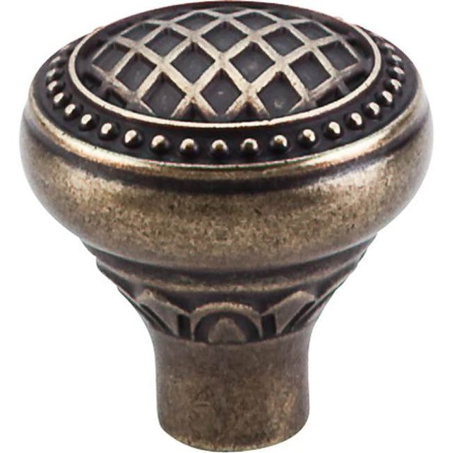 Top Knobs - Trevi Round Knob 1 5/16 Inch German Bronze - German Bronze