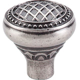 Top Knobs - Trevi Round Knob 1 5/16 Inch Pewter Antique - Pewter Antique