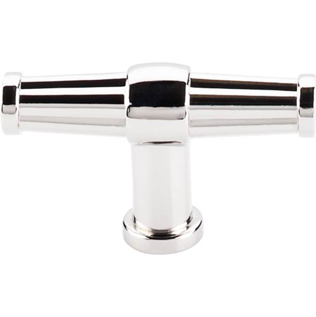 Top Knobs - Luxor T-Handle 2 1/2 Inch Polished Nickel - Polished Nickel