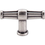 Top Knobs - Luxor T-Handle 2 1/2 Inch Pewter Antique - Pewter Antique