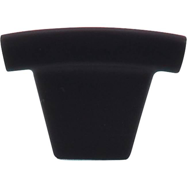 Top Knobs - Arched Knob 1 1/2 Inch Flat Black - Flat Black