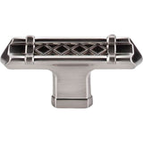 Top Knobs - Tower Bridge T-Handle 2 5/8 Inch Brushed Satin Nickel - Brushed Satin Nickel