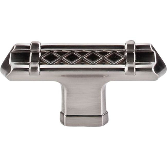 Top Knobs - Tower Bridge T-Handle 2 5/8 Inch Brushed Satin Nickel - Brushed Satin Nickel