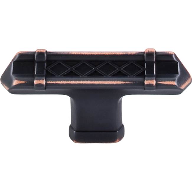 Top Knobs - Tower Bridge T-Handle 2 5/8 Inch Umbrio - Umbrio