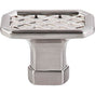 Top Knobs - Tower Bridge Knob 1 1/2 Inch Brushed Satin Nickel - Brushed Satin Nickel