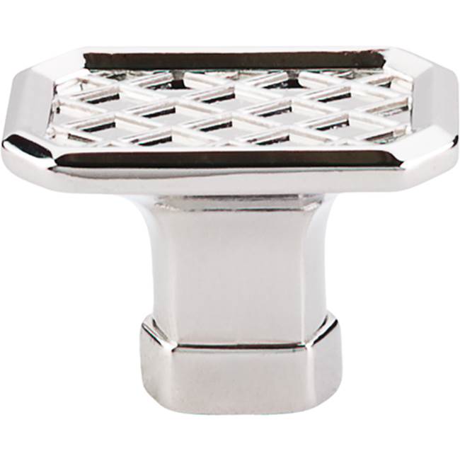 Top Knobs - Tower Bridge Knob 1 1/2 Inch Polished Nickel - Polished Nickel