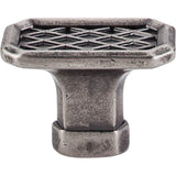 Top Knobs - Tower Bridge Knob 1 1/2 Inch Pewter Antique - Pewter Antique