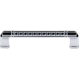 Top Knobs - Tower Bridge Pull 5 Inch (c-c) Polished Chrome - Polished Chrome