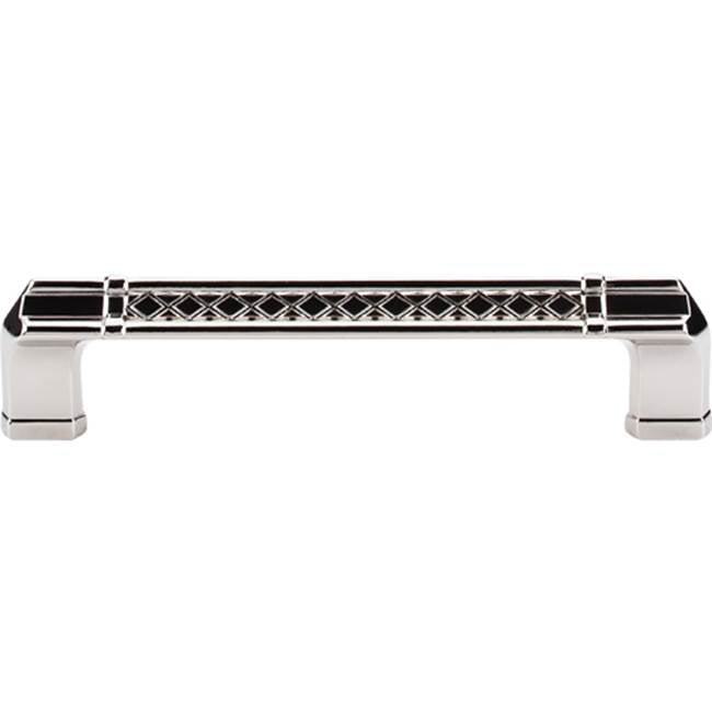Top Knobs - Tower Bridge Pull 5 Inch (c-c) Polished Nickel - Polished Nickel