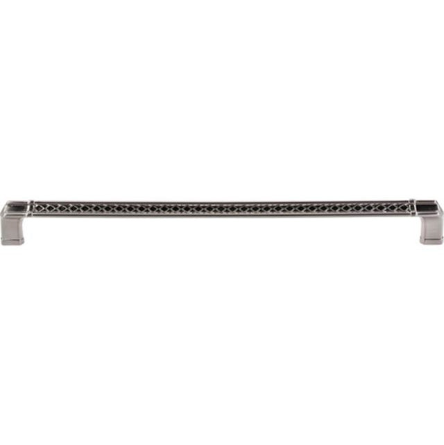Top Knobs - Tower Bridge Pull 12 Inch (c-c) Brushed Satin Nickel - Brushed Satin Nickel