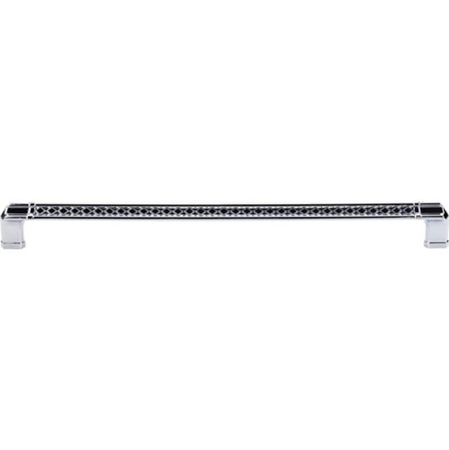 Top Knobs - Tower Bridge Pull 12 Inch (c-c) Polished Chrome - Polished Chrome