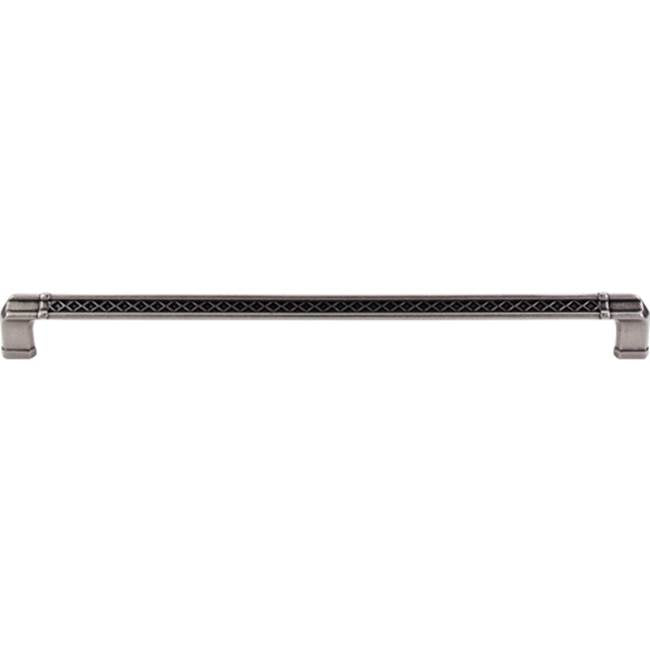 Top Knobs - Tower Bridge Pull 12 Inch (c-c) Pewter Antique - Pewter Antique