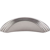 Top Knobs - Sydney Flair Knob 2 Inch (c-c) Brushed Satin Nickel - Brushed Satin Nickel