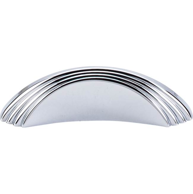 Top Knobs - Sydney Flair Knob 2 Inch (c-c) Polished Chrome - Polished Chrome