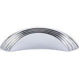 Top Knobs - Sydney Flair Knob 2 Inch (c-c) Polished Chrome - Polished Chrome