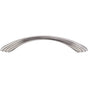 Top Knobs - Sydney Flair Pull 5 Inch (c-c) Brushed Satin Nickel - Brushed Satin Nickel